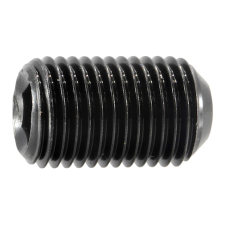 Midwest Fastener 3/8"-24 x 5/8" Black Oxide Steel Fine Thread Socket Set Screws 10PK 931527